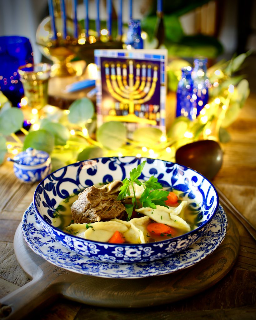 Short Rib Kreplach and Nana's Meat Soup