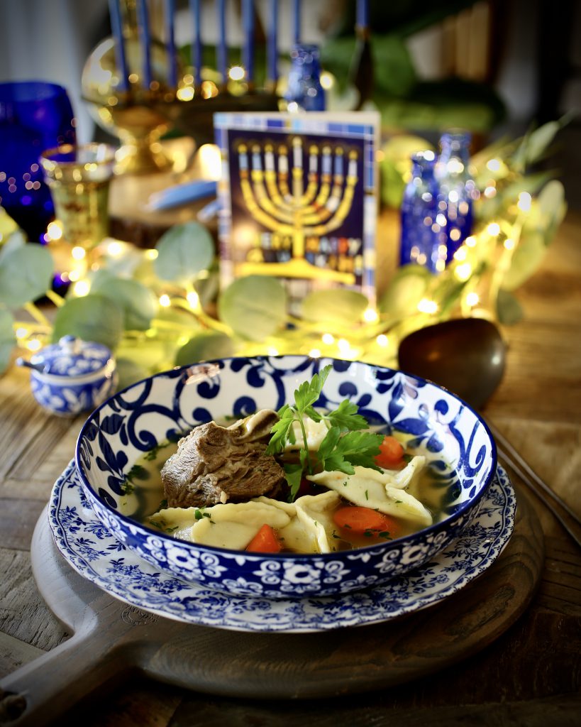 Short Rib Kreplach and Nana's Meat Soup