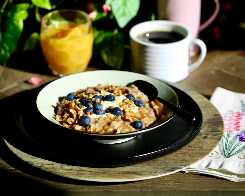 High Protein Breakfast Risotto #glutenfreevegan