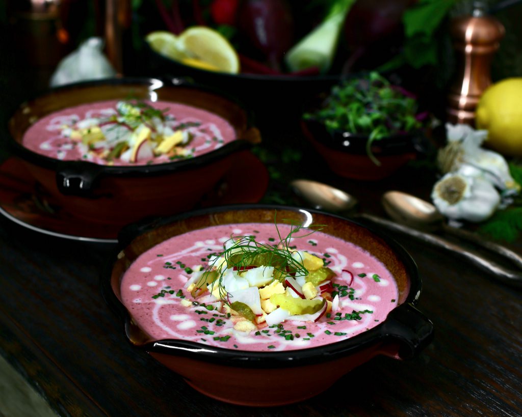 Cold Russian Beet Soup aka Holodnik