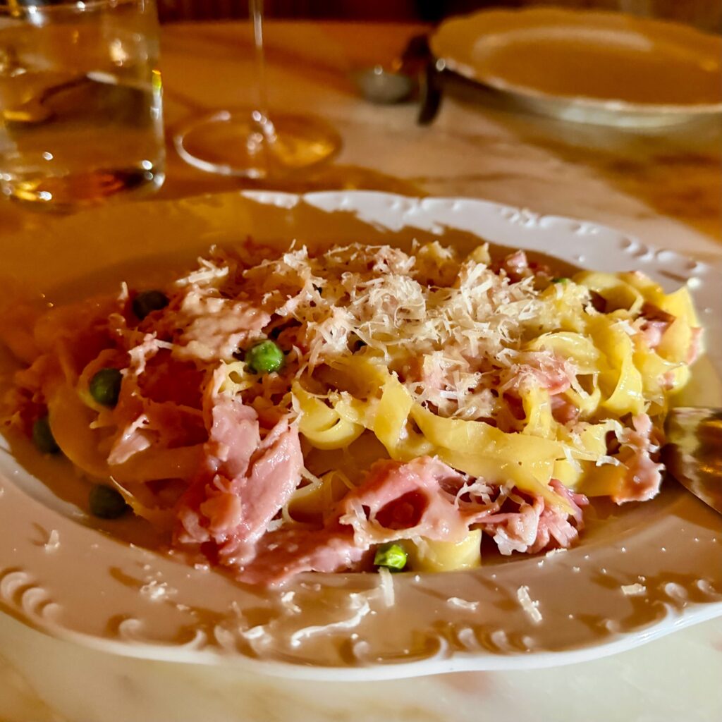 Fettuccine alla Papalina by Mother Wolf Las Vegas