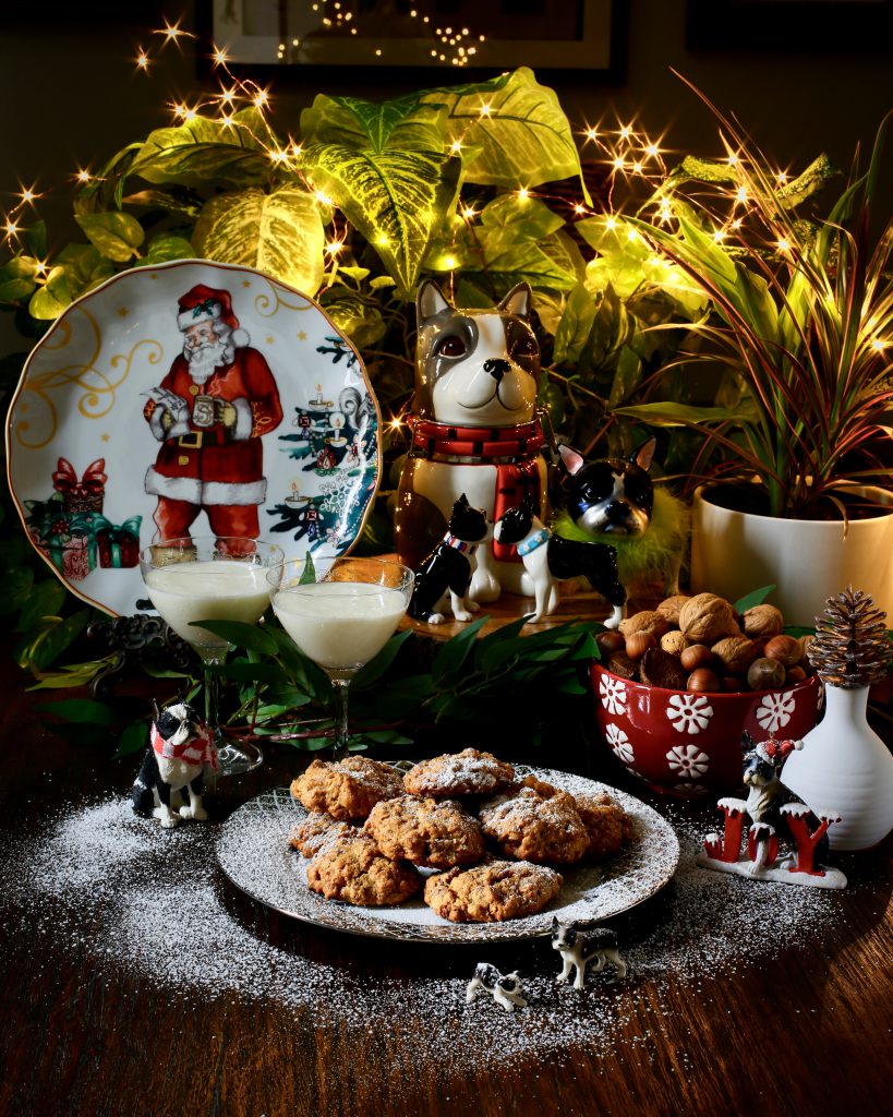 Oatmeal Date Walnut Cookies