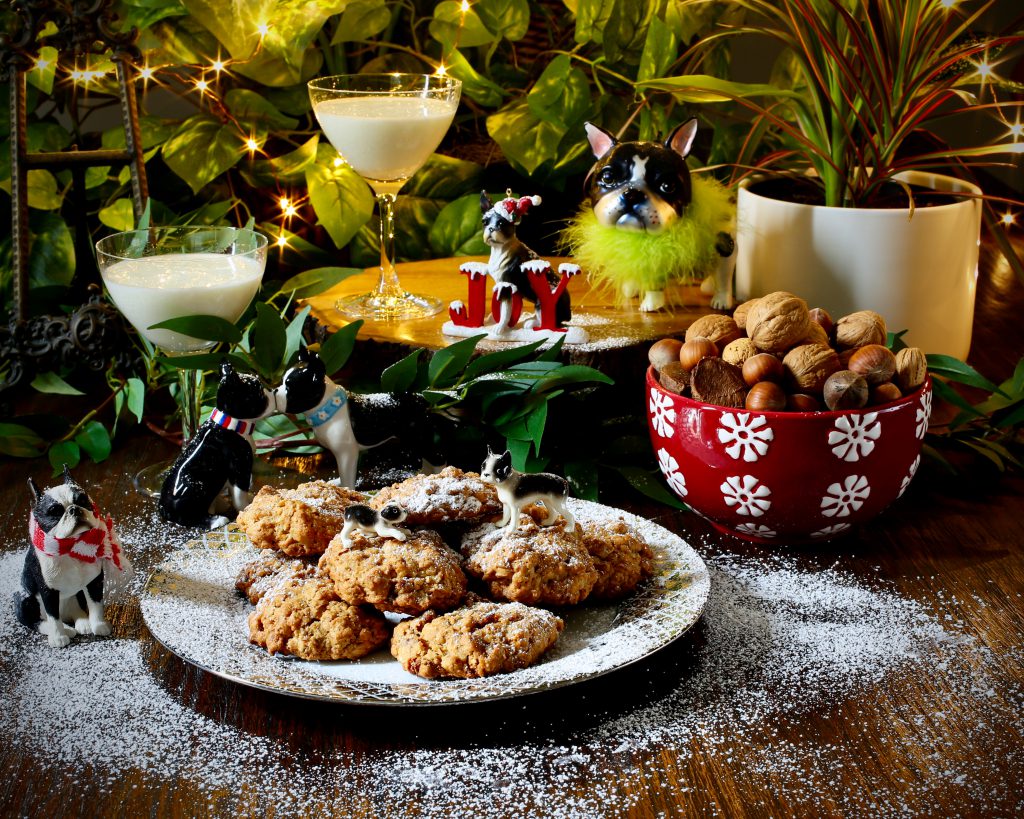 Oatmeal Date Walnut Cookies
