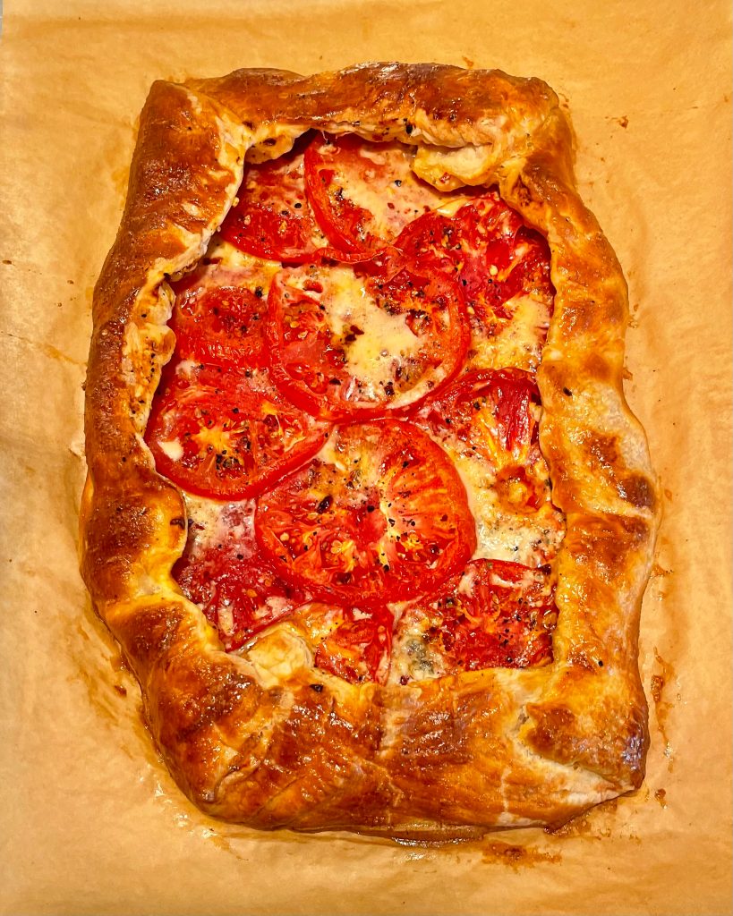 Tomato Puff Pastry Galette