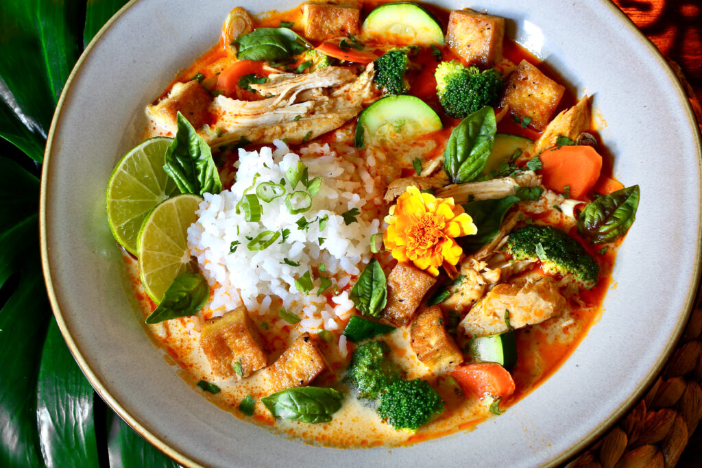 Leftover Turkey Soup: Panang Curry