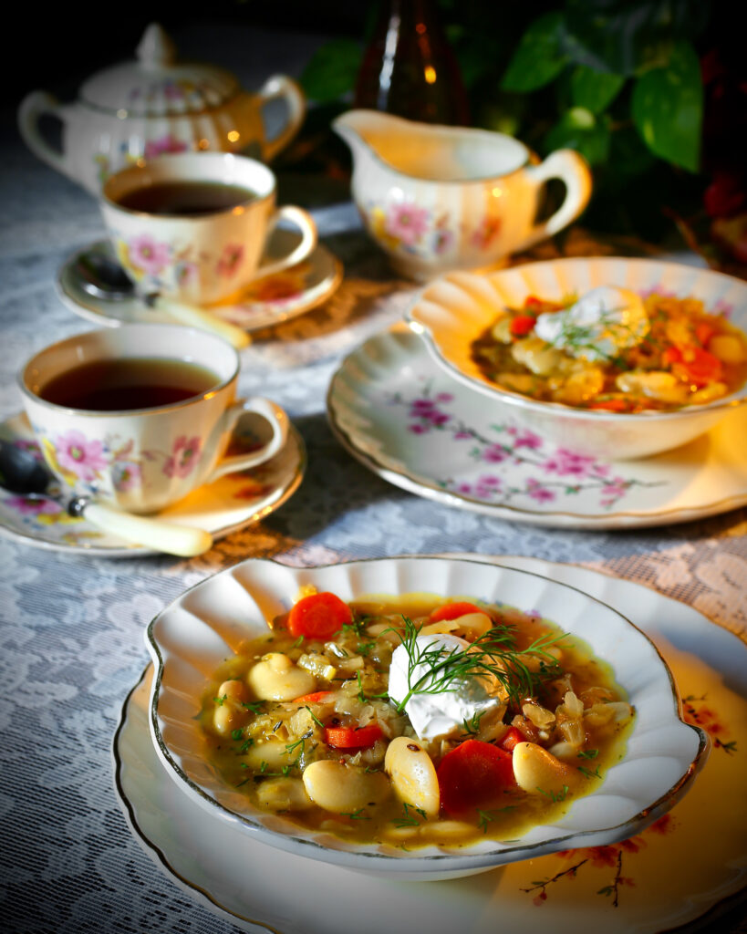 Lima Bean and Sauerkraut Soup