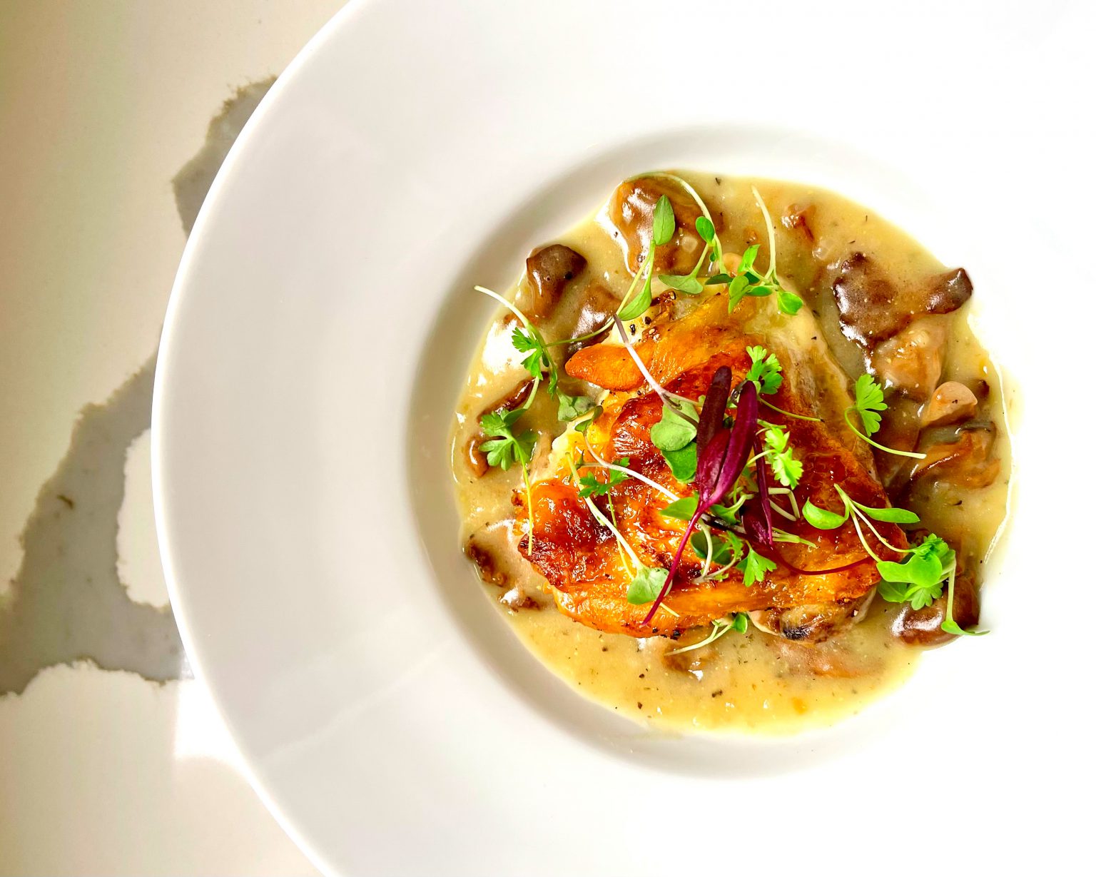 Chanterelle Gravy Taste With The Eyes