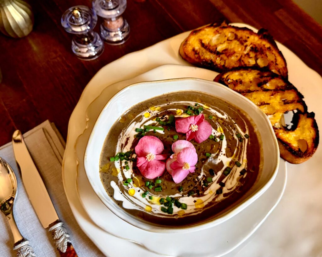 Black Beluga Lentil Soup