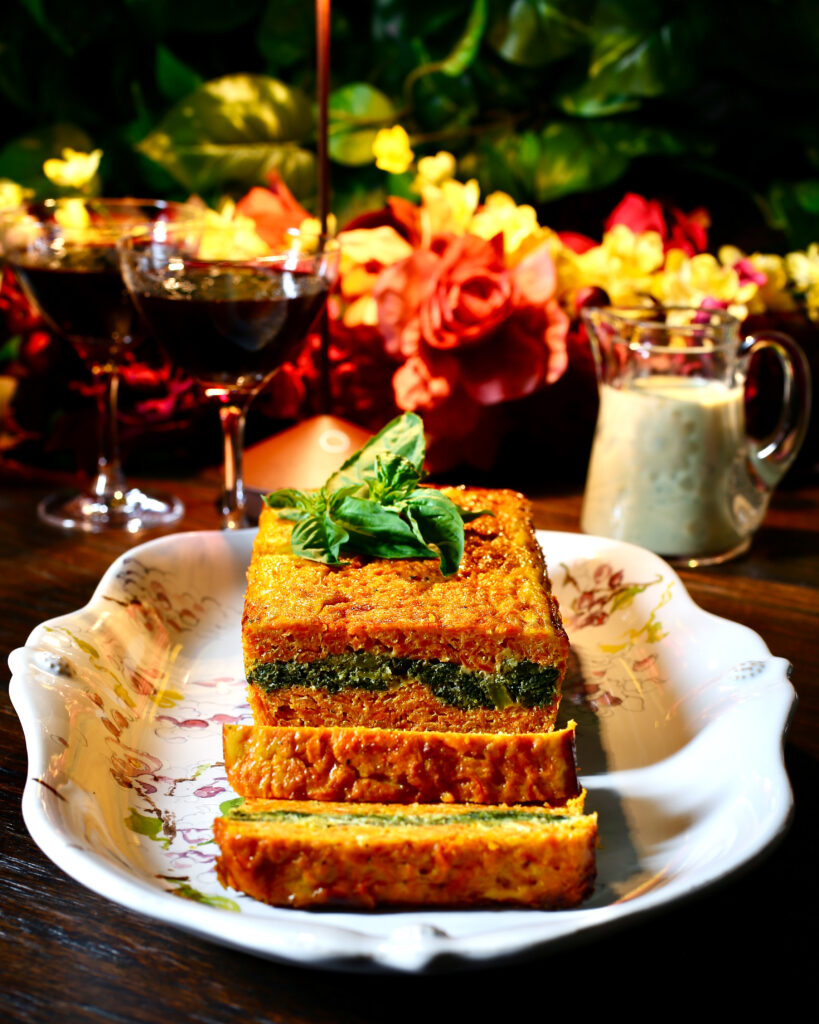 Wolfgang's Carrot and Broccoli Rabe Terrine