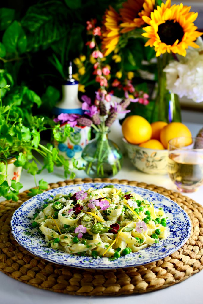Springtime Pasta with Asparagus and Peas
