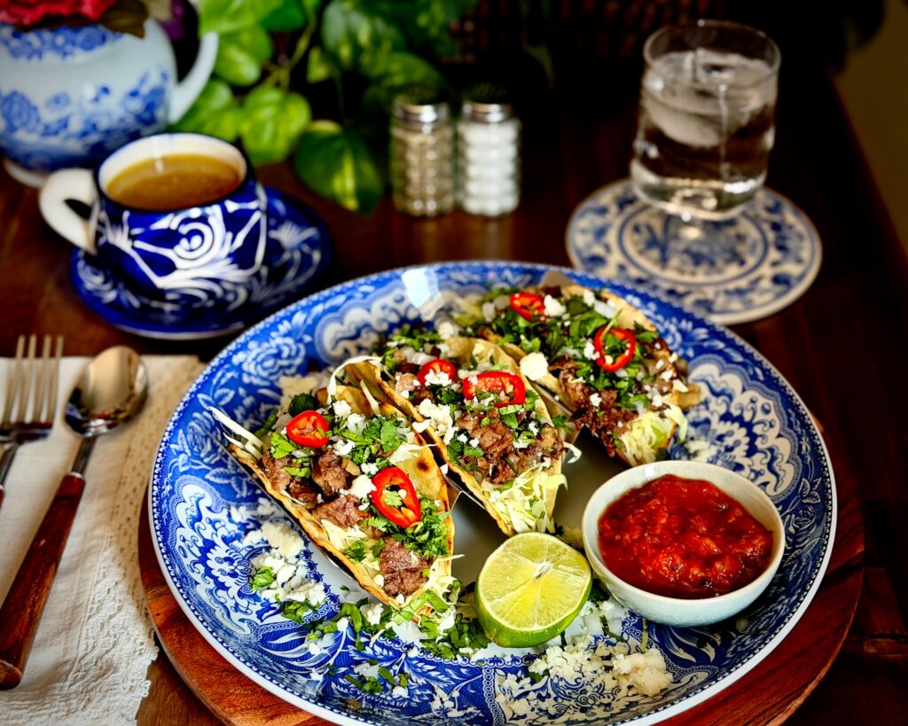 Beef Shank Tacos with Caldo