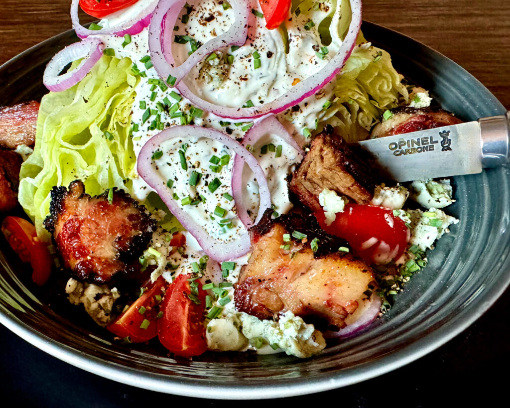 Burnt Ends Wedge Salad