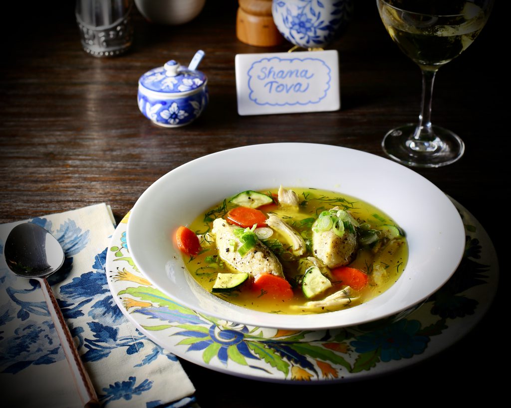 Chicken Soup with Hungarian Farina Dumplings