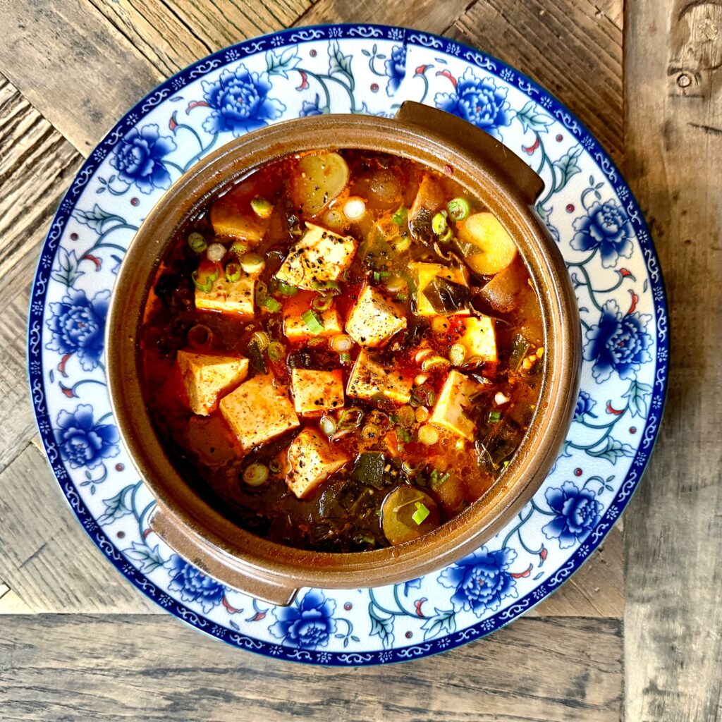 Gochujang Jjigae - A Spicy Vegan Stew
