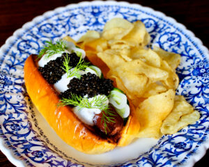 Caviar Hot Dog