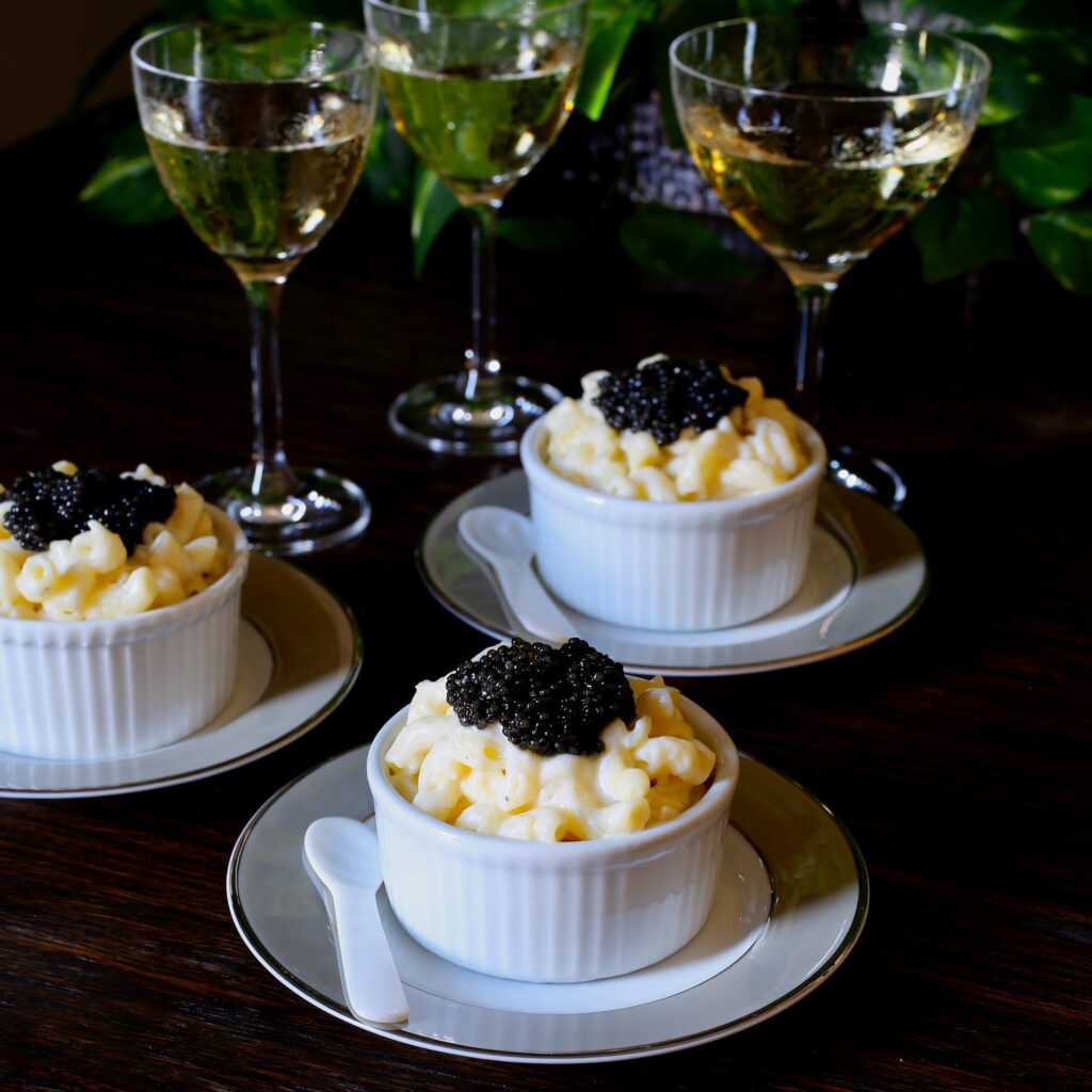 Caviar Mac and Cheese