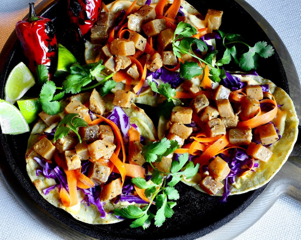 
Aji Amarillo Albacore Tostadas
