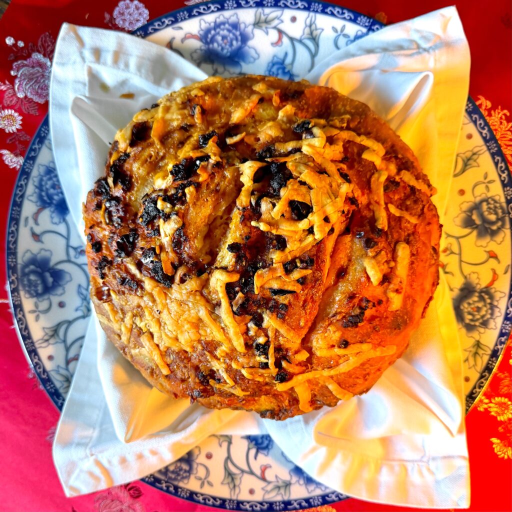 Lao Gan Ma Cheese Bread