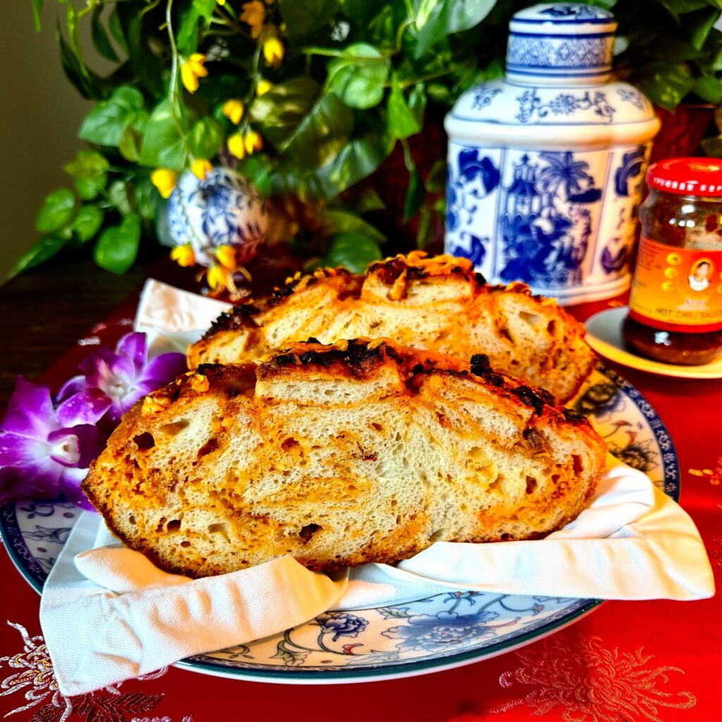 Lao Gan Ma Cheese Bread