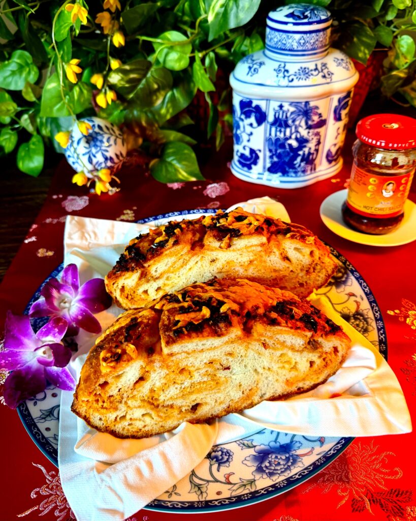 Lao Gan Ma Cheese Bread