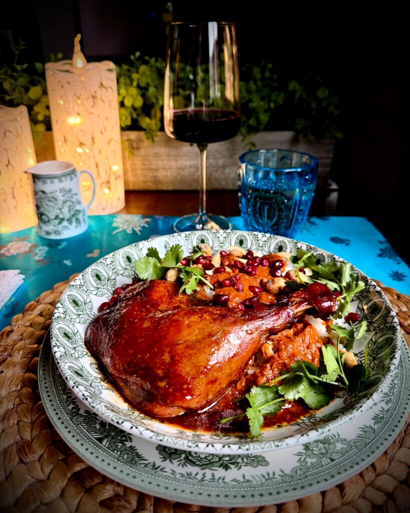 Duck Legs, Butter Masala Sauce