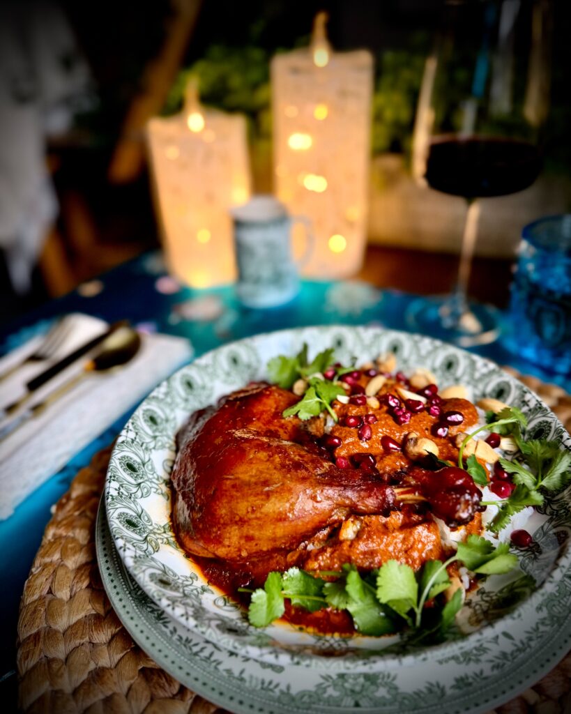 Duck Legs, Butter Masala Sauce