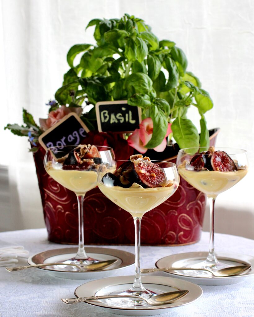 Figs and Sabayonย ร la Julia Child