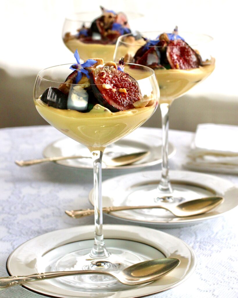 Figs and Sabayonย ร la Julia Child