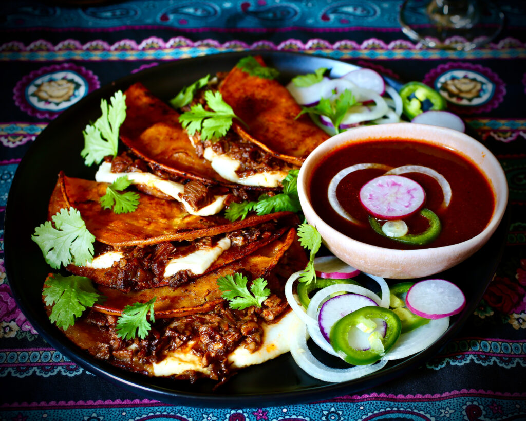 Brisket Quesabirria Tacos