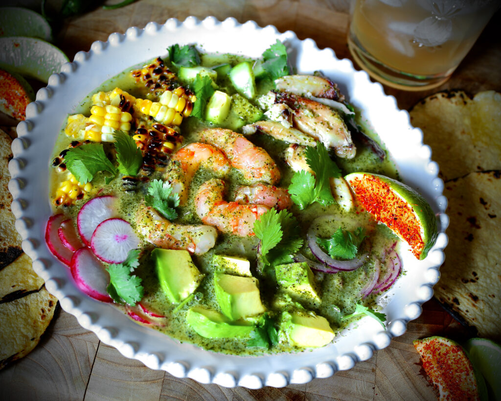 Aguachile with Shrimp and Crab