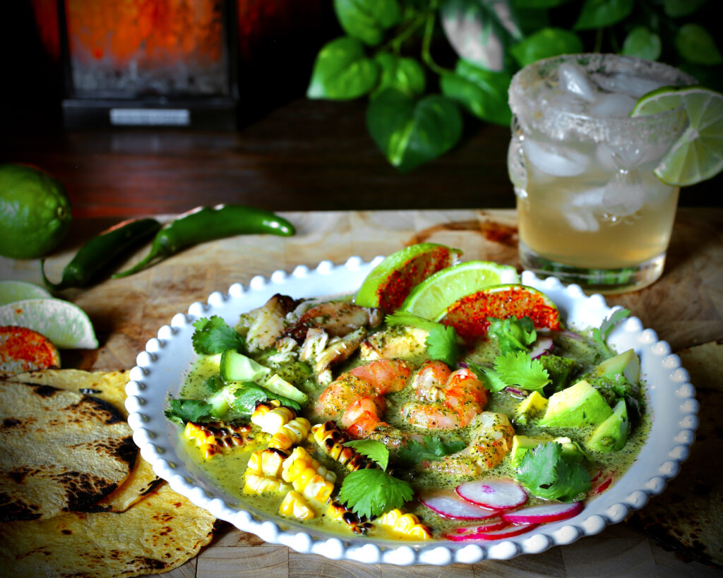 Aguachile with Shrimp and Crab