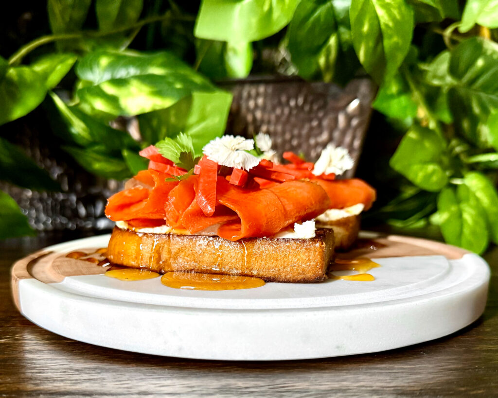 Smoked Salmon Montadito