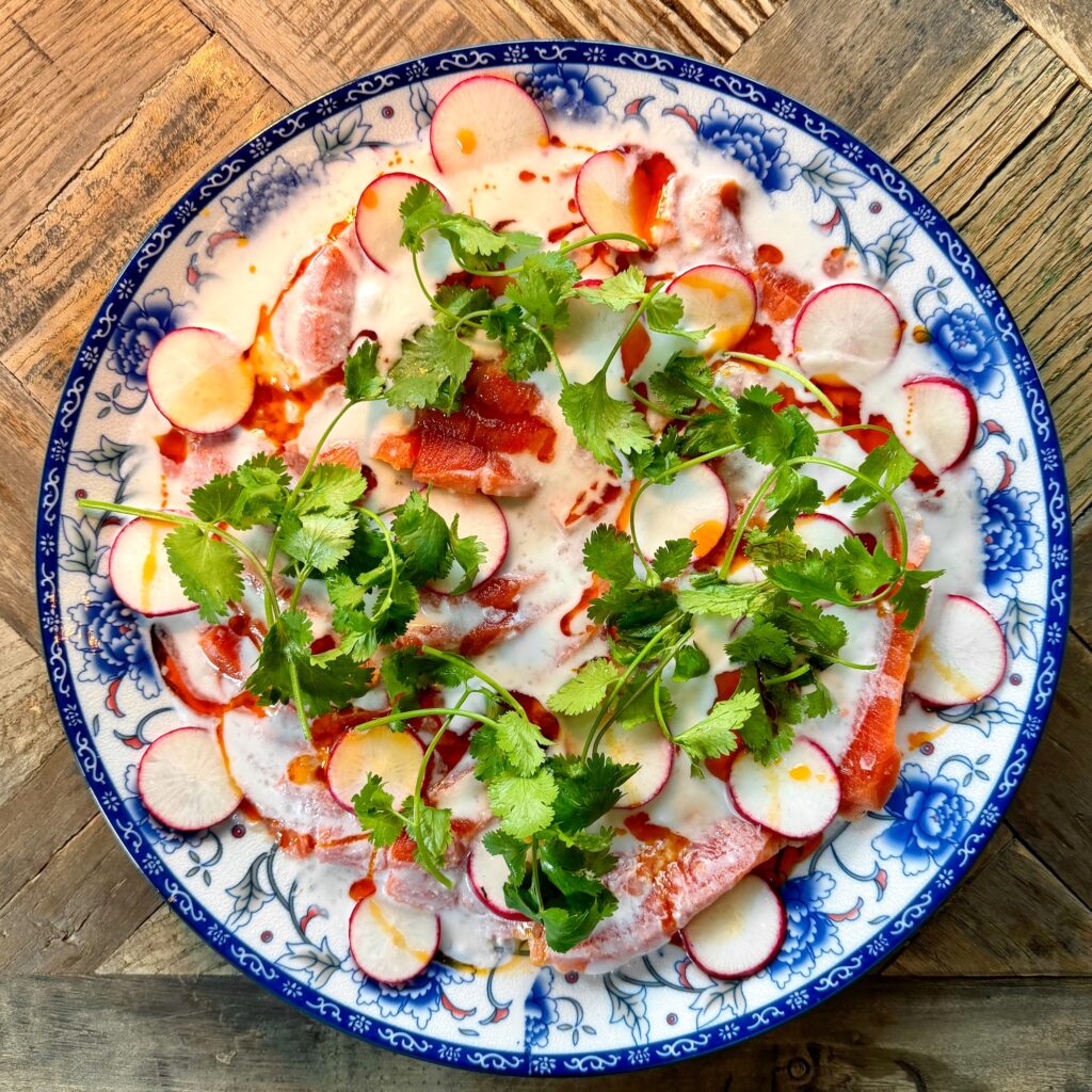 Salmon, Poisson Cru Style