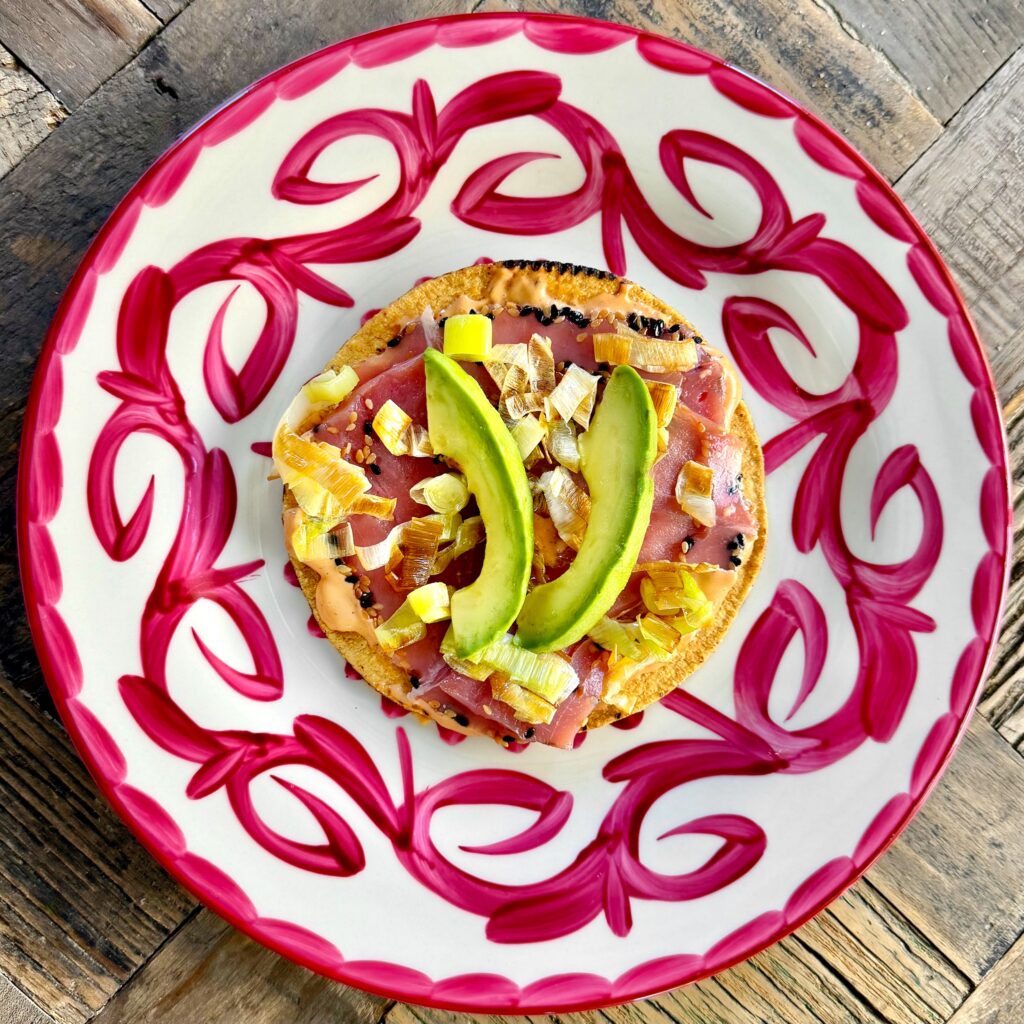 Tuna Tostadas Inspired by Cantina Contramar