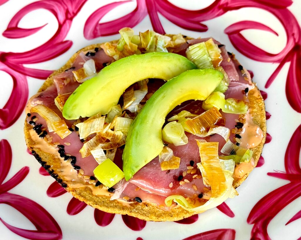 Tuna Tostadas Inspired by Cantina Contramar