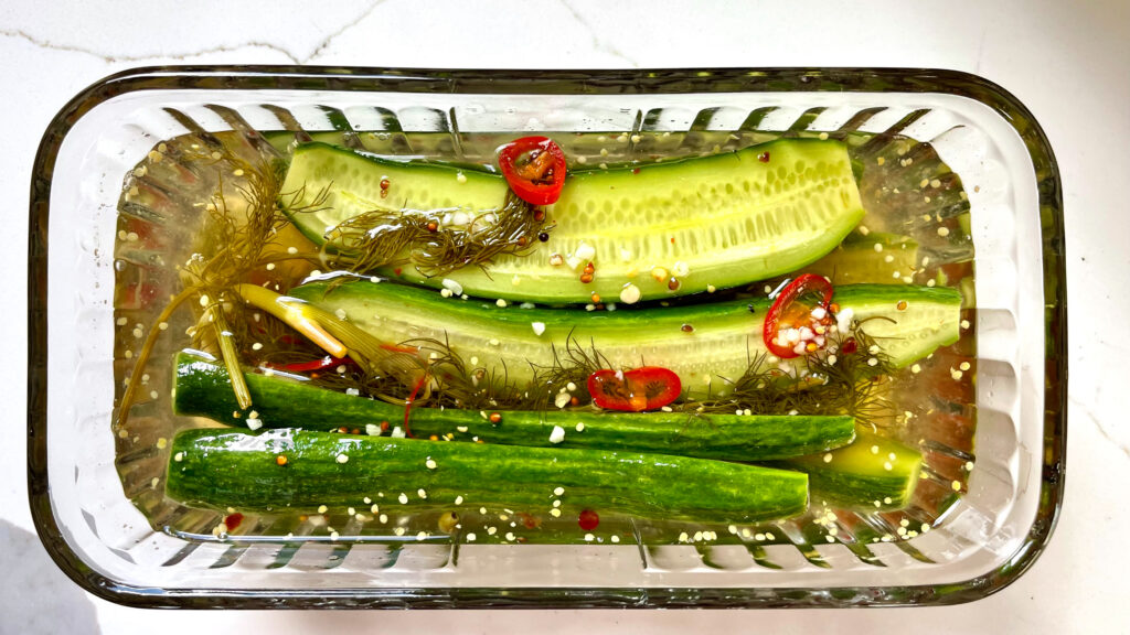 How to make Refrigerator Dill Pickles