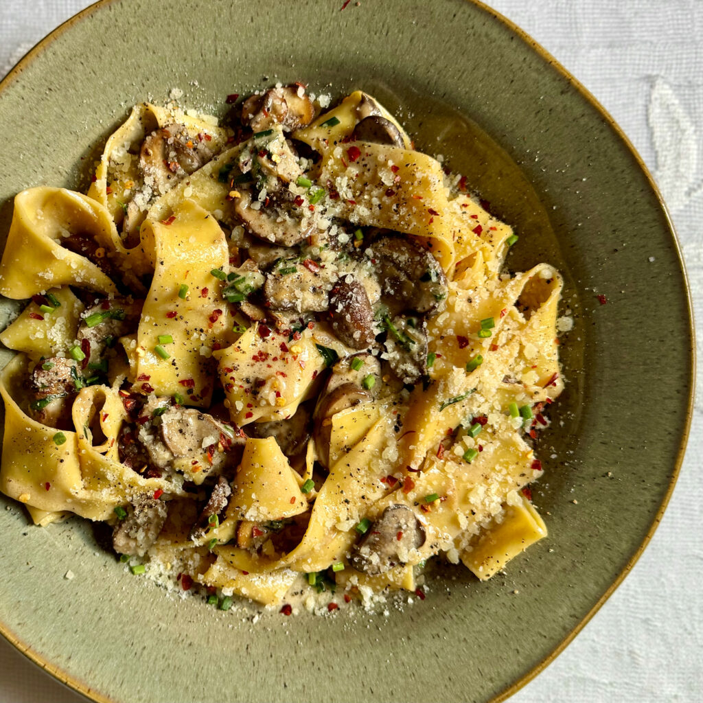 Truffled Mushroom Pappardelle