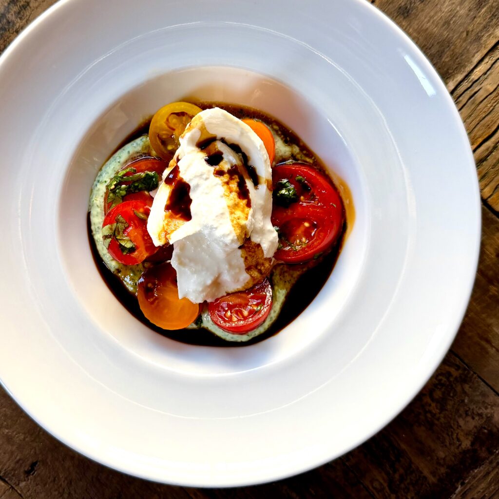 Fontainebleau Tomato Burrata Salad