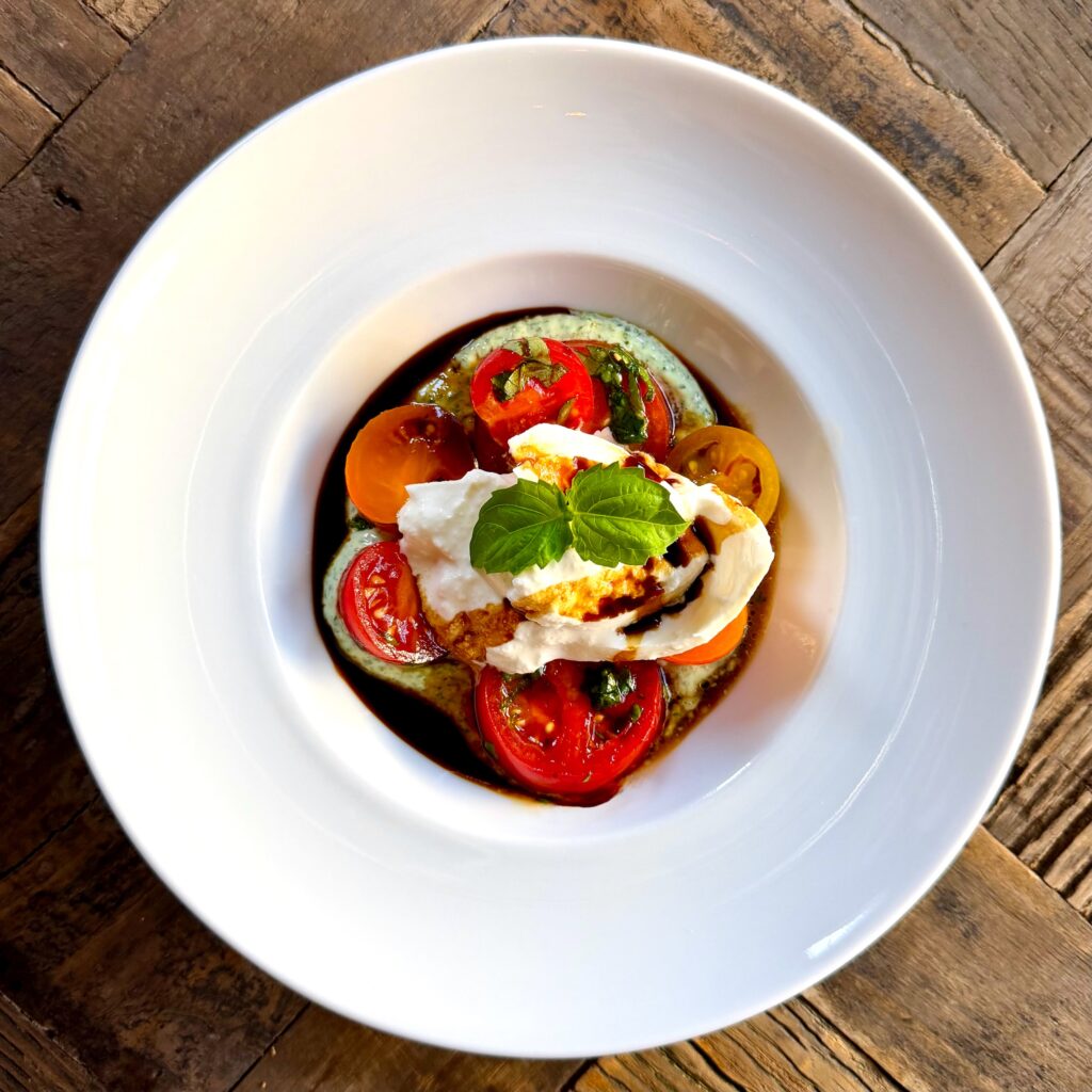 Fontainebleau Tomato Burrata Salad