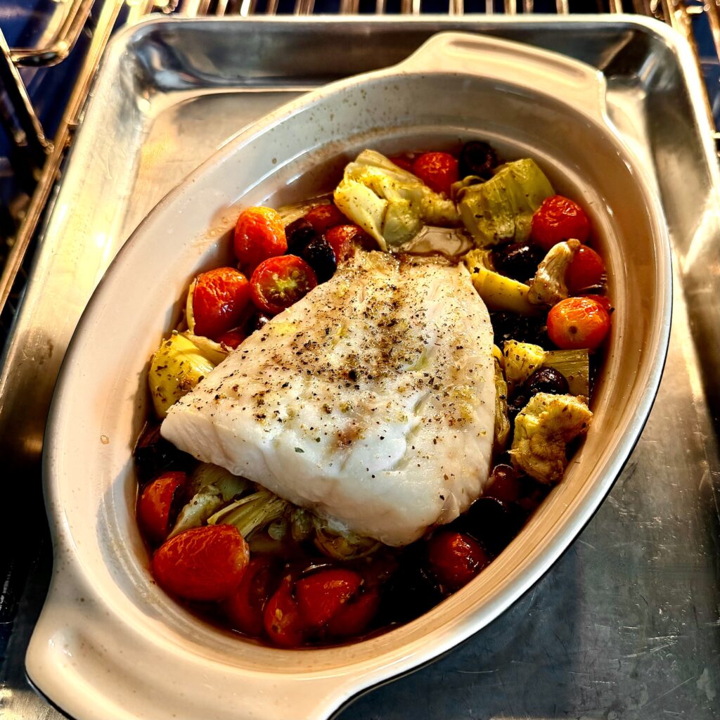 Baked Yelloweye Rockfish