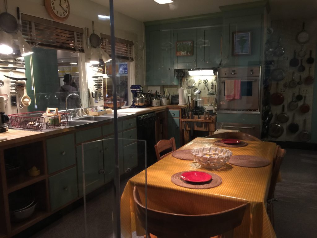 Julia Child's kitchen on display at the Smithsonian