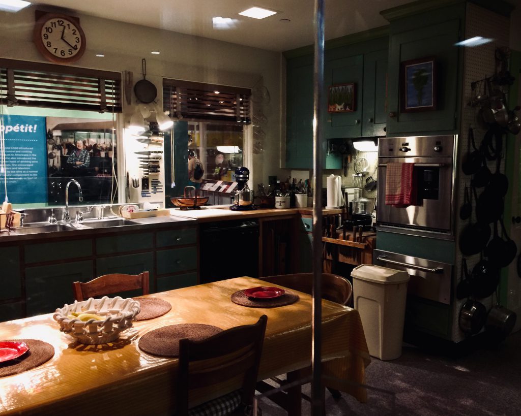 Julia Child's kitchen on display at the Smithsonian