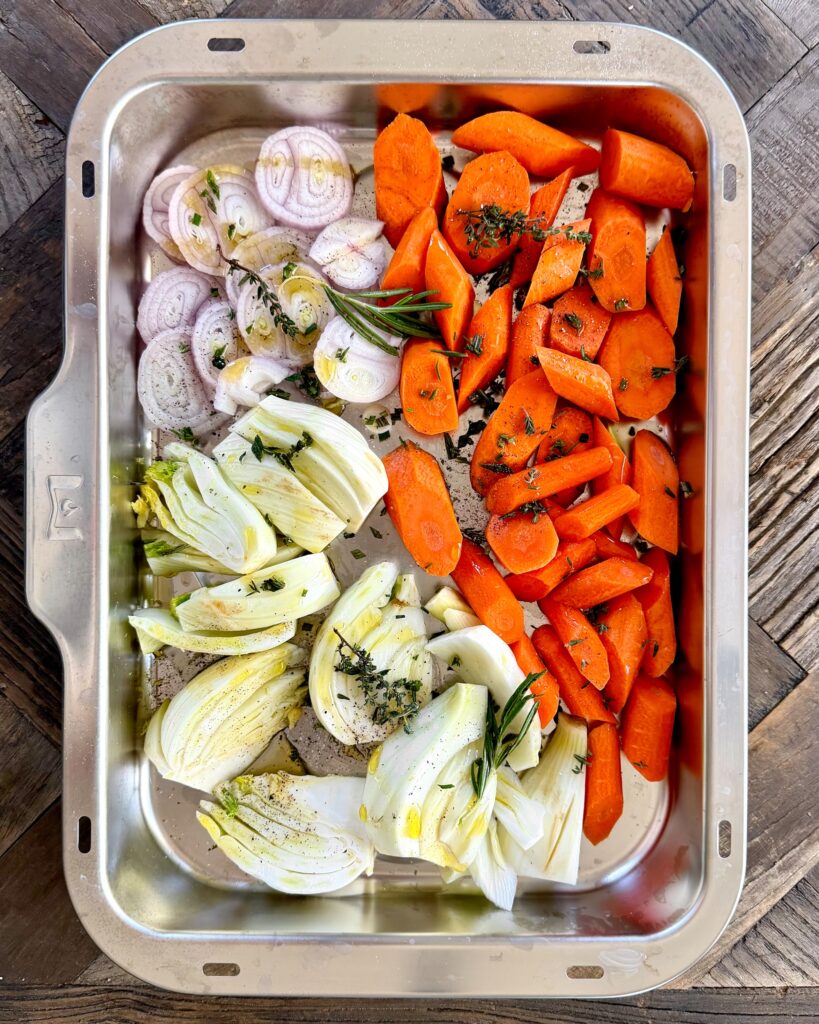 Roasted Fennel, Carrots & Shallots