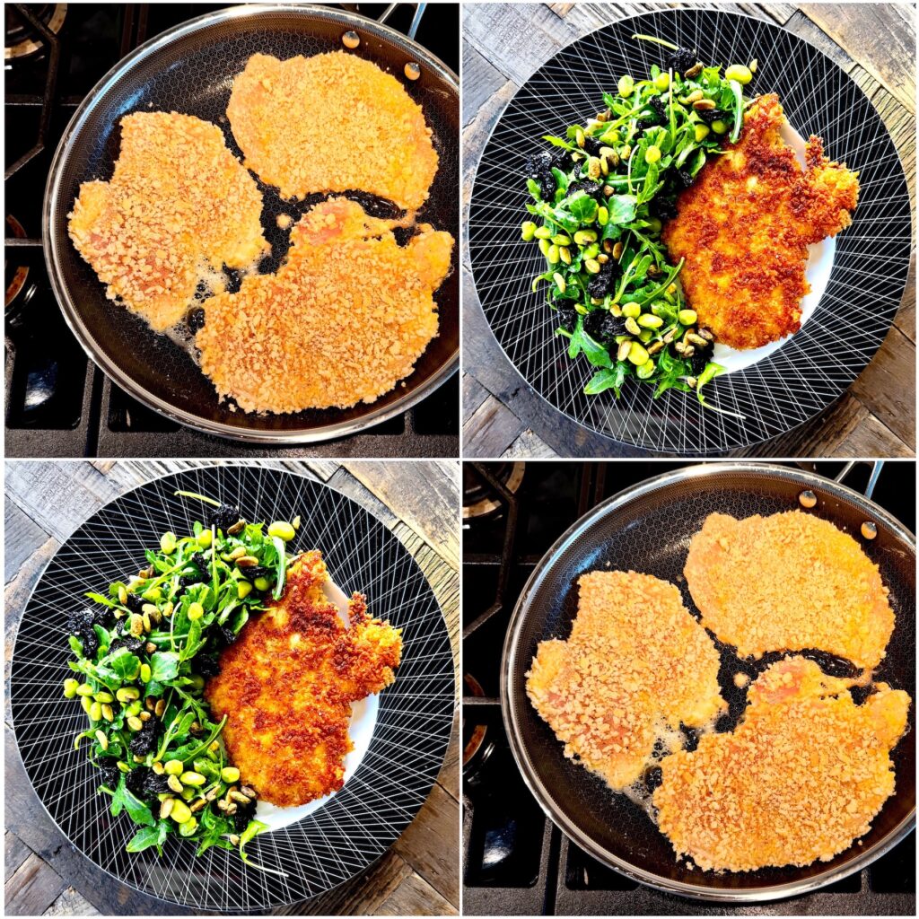Chicken Milanese with Arugula