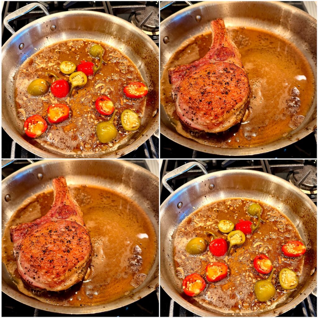 Reverse-Sear Kurobuta Double-Bone Pork Chop