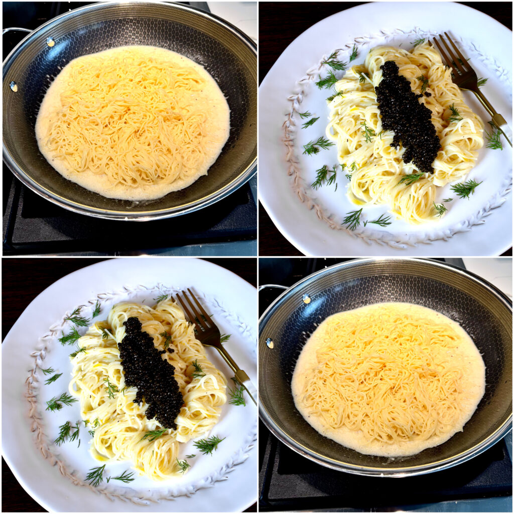 How to Make Caviar Pasta