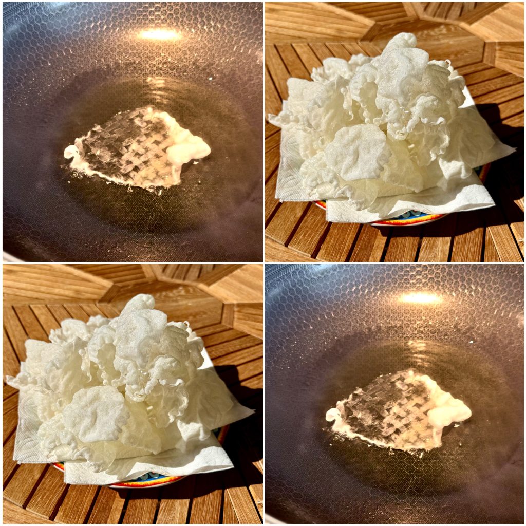 How to make Rice Paper Puffs