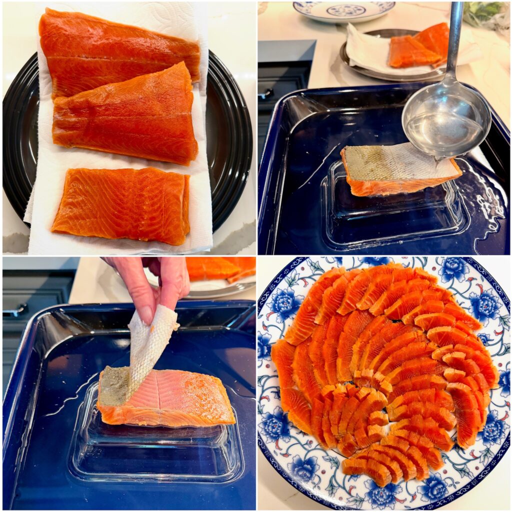 How to remove Salmon Skin